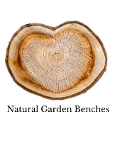 Natural Garden Benches